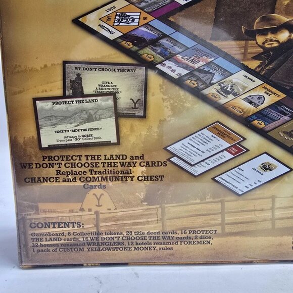 NEW Yellowstone Monopoly Board Game - Based on Emmy Award Winning Western Series - Picture 6 of 12